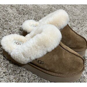 UGG Women's Disquette Slippers Chestnut Model 1122550 New W/O Box ~ Size 9